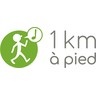 Logo 1KM A PIED